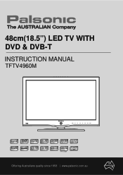 Palsonic TFTV4960M Owners Manual