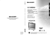 Sharp LC-20S5U LC-20S5U Operation Manual