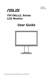 Asus VW196SL User Guide