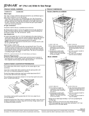 Jenn-Air JGS8850CDS Dimension Guide