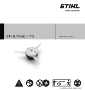 Stihl Polycut 7-3 Instruction Manual