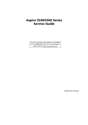 Acer Aspire 5540 Service Guide