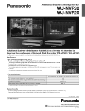 Panasonic WJ-NV300 Additional Business Intelligence Kit