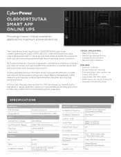 CyberPower OL6000RT3UTAA Data Sheet