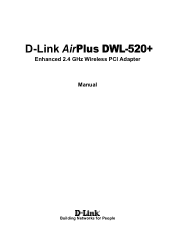 D-Link DWL-520 Product Manual