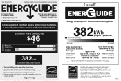 Fisher and Paykel RS2474BRU1 Energy Label