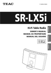 TEAC SR-LX5i-B SR-LX5i Manual
