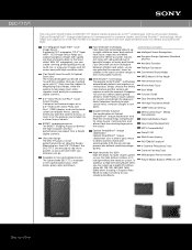 Sony DSC-T77/T Marketing Specifications (Brown Model)
