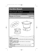 Hamilton Beach 33416 Use & Care