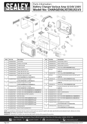 Sealey CHARGE112 Parts Diagram