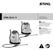 Stihl SG 51 Product Instruction Manual