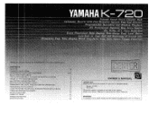 Yamaha K-720 Owner's Manual