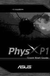 Asus PhysX P1 PhysX P1 Quick Start Guide for English Edtion