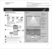 Lenovo ThinkPad R52 (Slovakian) Setup guide for the ThinkPad R52, 1 of 2
