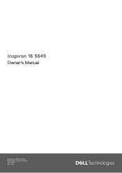 Dell Inspiron 16 5645 Owners Manual