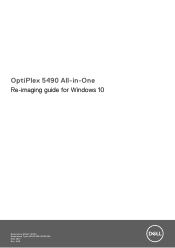 Dell OptiPlex 5490 All-In-One Re-imaging guide for Windows 10