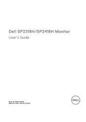 Dell SP2418H Users Guide