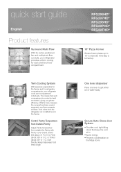 Samsung RFG29PHDPN Quick Guide (easy Manual) (ver.1.0) (English)