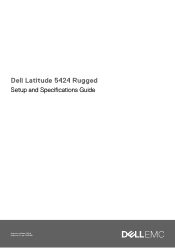 Dell Latitude 5424 Rugged Setup and Specifications Guide