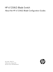 HP 6125XLG R2306-About the HP 6125XLG Blade Configuration Guides