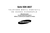 Samsung SGH-A637 User Manual (user Manual) (ver.f8) (Spanish)