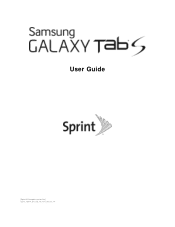 Samsung SM-T807P User Manual Spt Tab S Sm-t807p Kit Kat English User Manual Ver.nh1_f4 (English(north America))