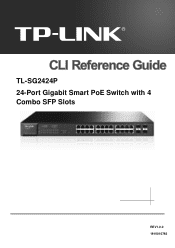 TP-Link TL-SG2424P TL-SG2424P V1 CLI Reference Guide