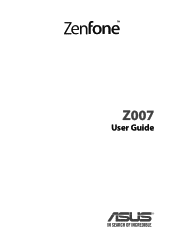 Asus ZenFone C ZC451CG Zenfone C English Version User Manual