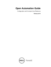 Dell FORCE10 Open Automation Open Automation Guide