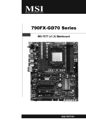 MSI 790FX GD70 User Guide