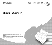 Canon imageFORMULA R50 User Manual