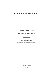 Fisher and Paykel RS2484VL2K1 User Guide