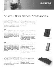 Aastra M685i Aastra 6800i Series Accessories Datasheet