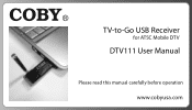 Coby DTV111 User Manual