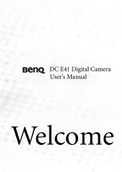 BenQ DC E41 User Manual