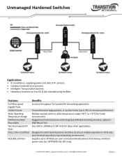 Lantronix SISTG1040-242-LRT Unmanaged Hardened Switches Overview PDF 202.75 KB