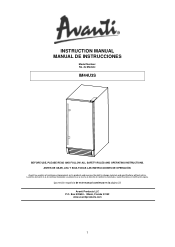 Avanti IM44U3S Instruction Manual