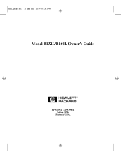 HP Visualize b160L hp Visualize workstation b132L and b160L owner's guide (a4190-90014)