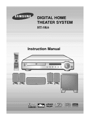 Samsung HT-SK6 User Manual (user Manual) (ver.1.0) (English)
