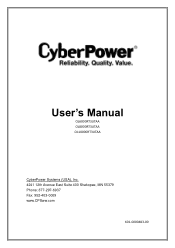 CyberPower OL6000RT3UTAA User Manual