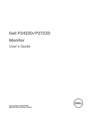 Dell P2723D Monitor Users Guide