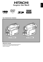 Hitachi DZHS300A Owners Guide