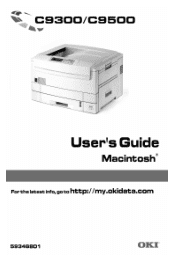 Oki C9500dxnColorSignage C9300/C9500 User's Guide: Macintosh