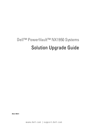 Dell PowerVault NX1950 PowerVault 
	NX1950 Systems Documentation - Solution Upgrade Guide