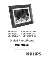 Philips SPF3470X User manual (English)