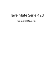 Acer TravelMate 420 TravelMate 420 User's Guide ES