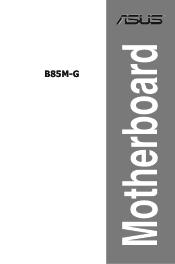 Asus B85M-G B85M-G User's Manual