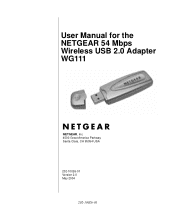 Netgear WG111 WG111v2 User Manual