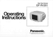 Panasonic GPRV201 GPRV201 User Guide