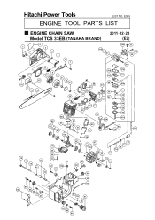 Tanaka TCS33EB14 Parts List